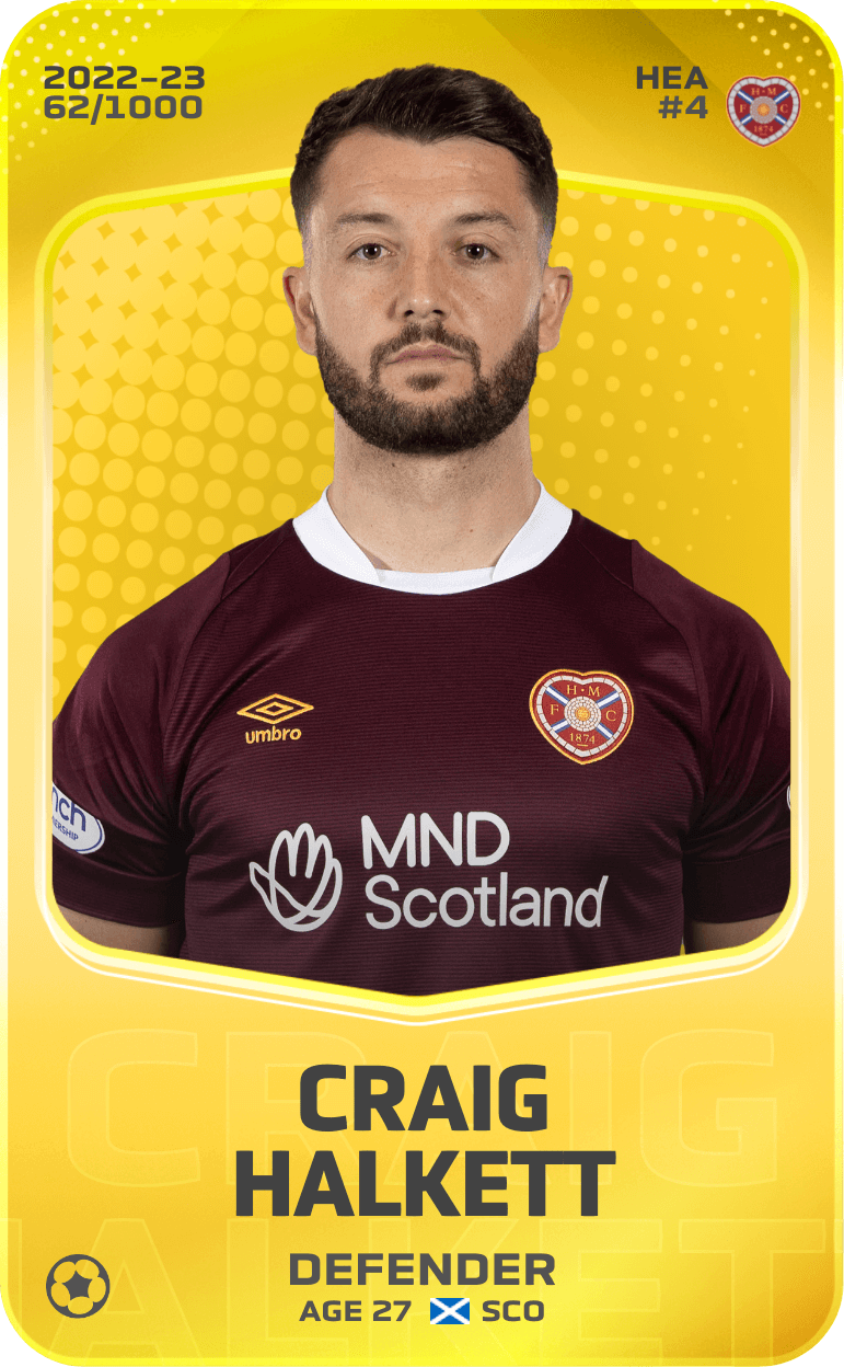 Craig Halkett 2022-23 • Limited 62/1000