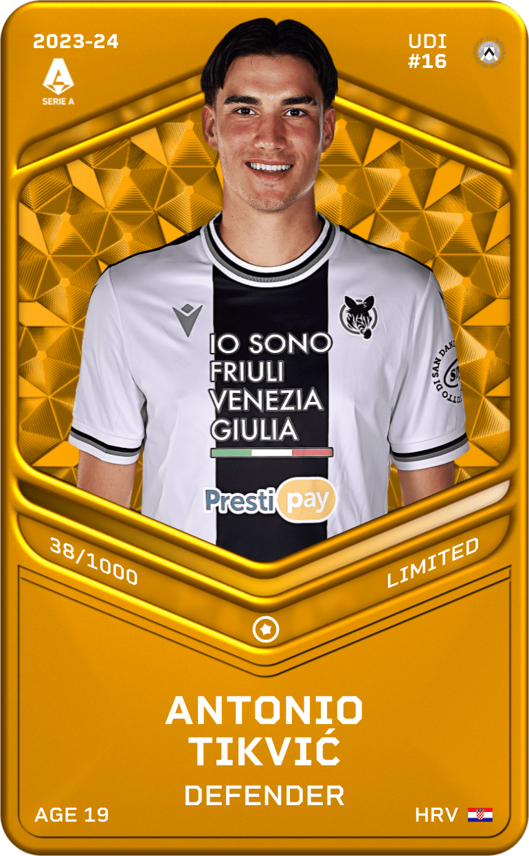 Antonio Tikvić 2023-24 • Limited 38/1000