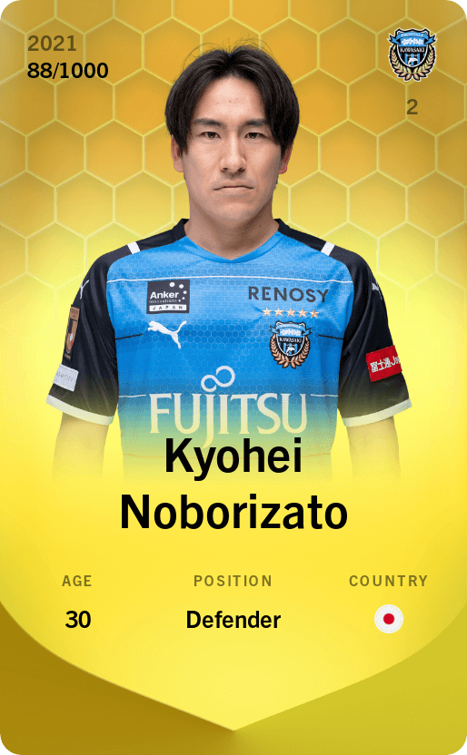 Kyohei Noborizato 2021-22 • Limited 88/1000