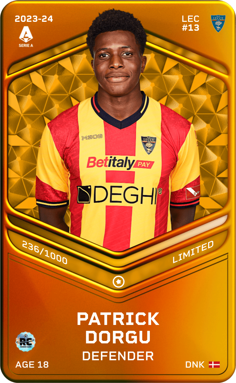 Patrick Dorgu 2023-24 • Limited 236/1000