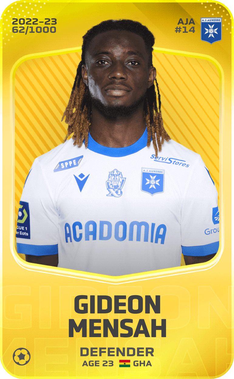 Gideon Mensah 2022-23 • Limited 62/1000