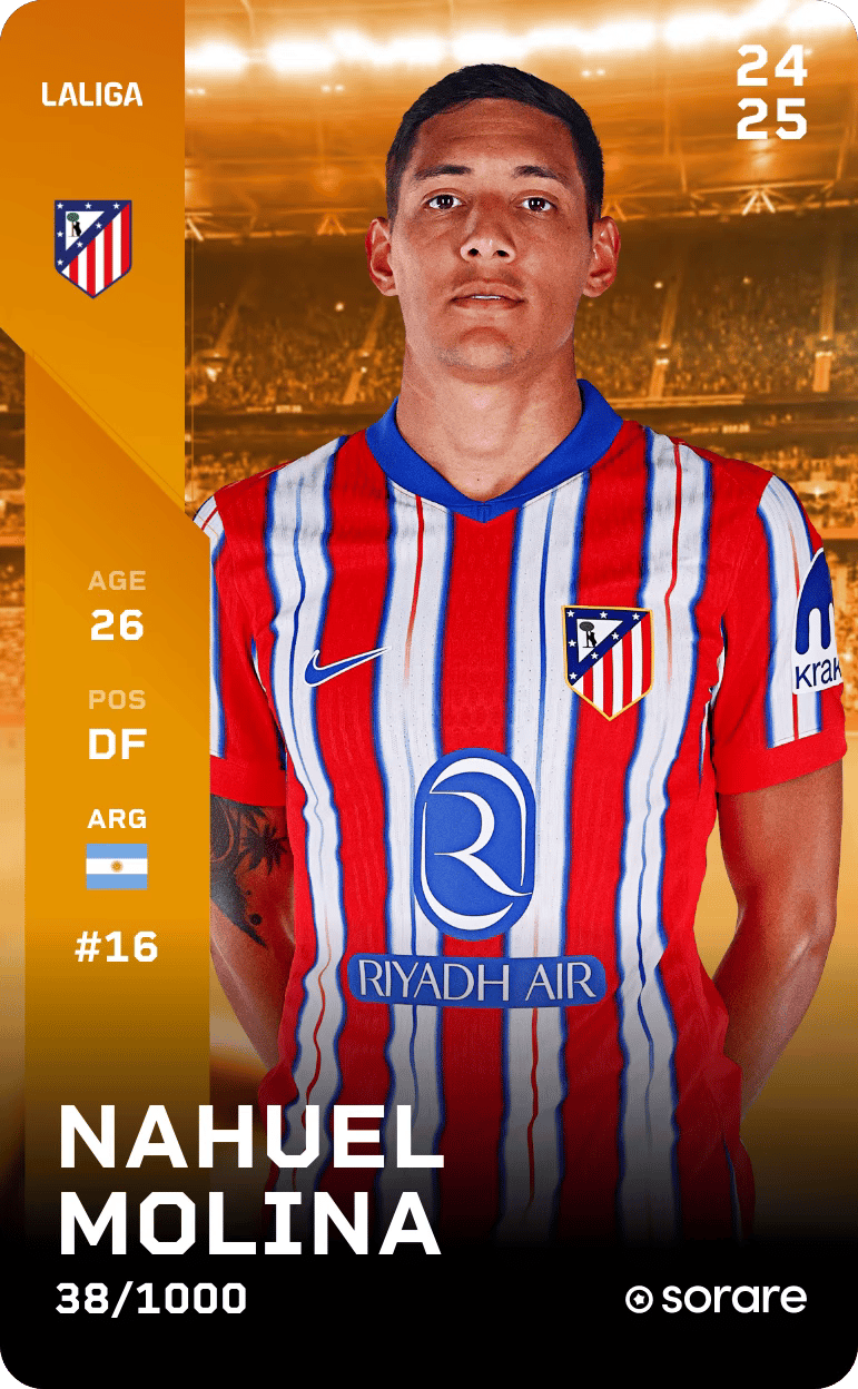 Nahuel Molina 2024-25 • Limited 38/1000