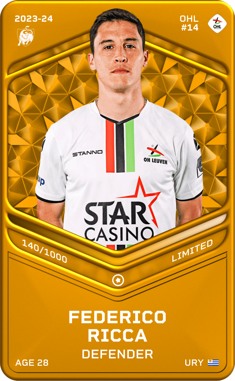 Federico Ricca 2023-24 • Limited 140/1000