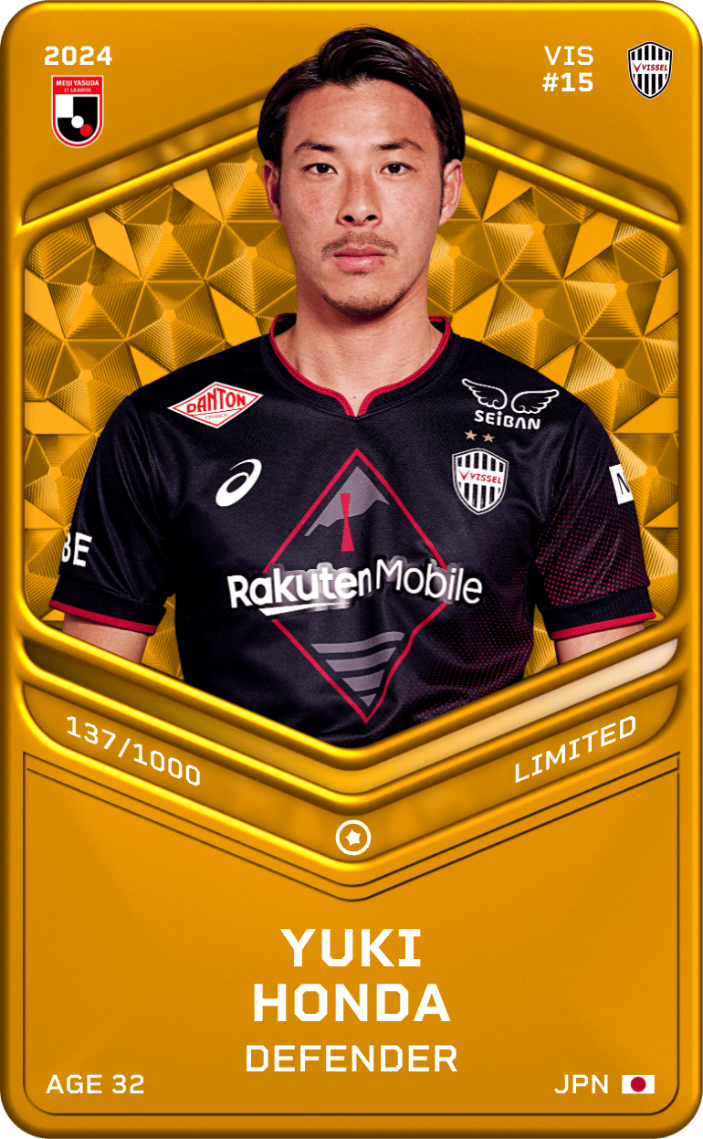 Yuki Honda 2024-25 • Limited 137/1000