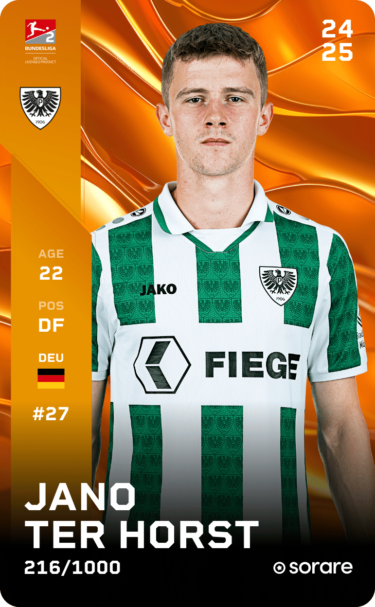Jano ter Horst 2024-25 • Limited 216/1000