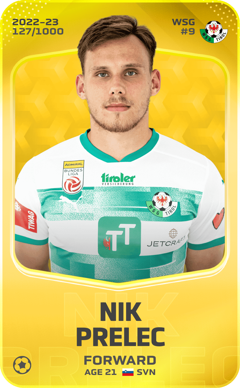 Nik Prelec 2022-23 • Limited 127/1000