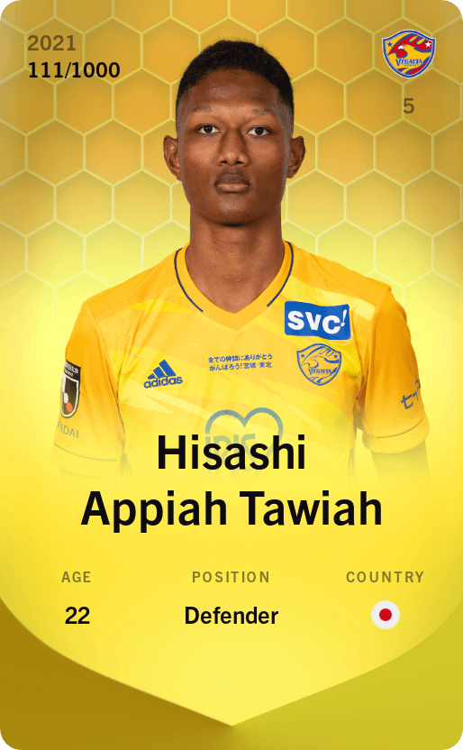 Hisashi Appiah Tawiah 2021-22 • Limited 111/1000