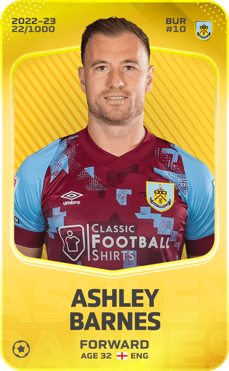Ashley Barnes 2022-23 • Limited 22/1000