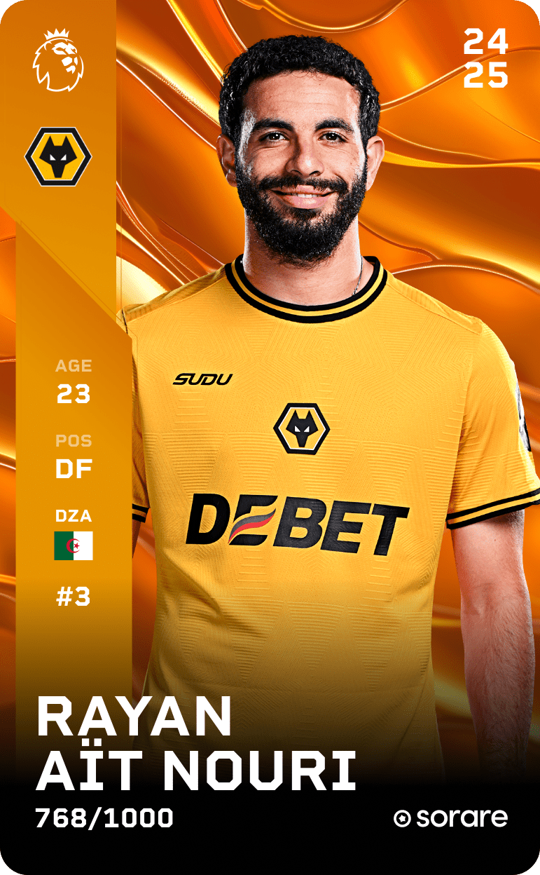 Rayan Aït Nouri 2024-25 • Limited 768/1000