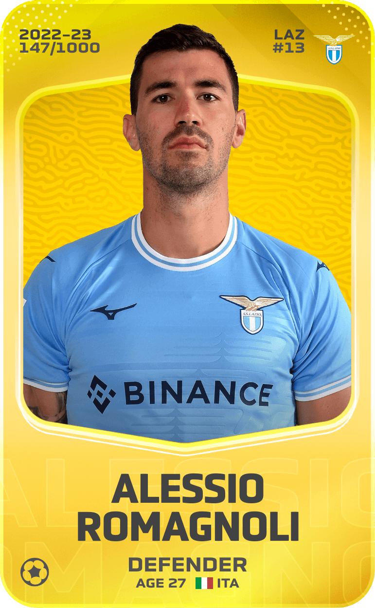 Alessio Romagnoli 2022-23 • Limited 147/1000