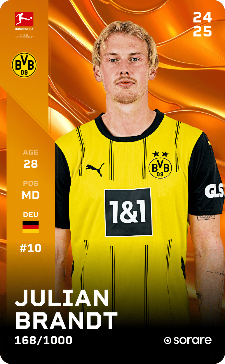 Julian Brandt 2024-25 • Limited 168/1000