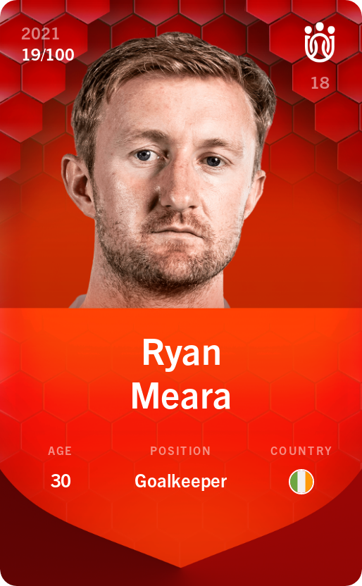 Sorare - Sorare Official - Ryan Meara 2021-22 • Rare 19/100 - NFT # 15607562747321044684538243528546477050030601603130324191559335594974222668984