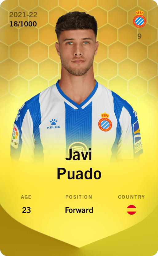 Javi Puado 2021-22 • Limited 18/1000