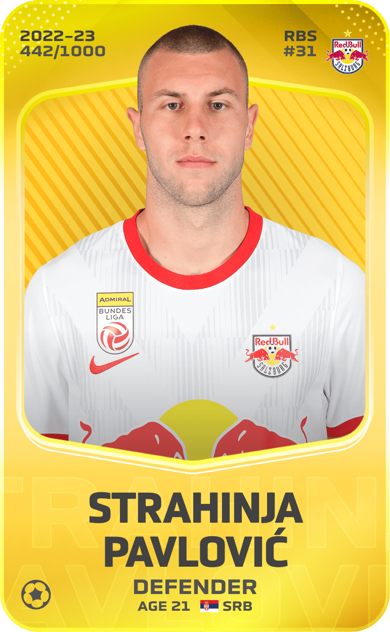 Strahinja Pavlović 2022-23 • Limited 442/1000