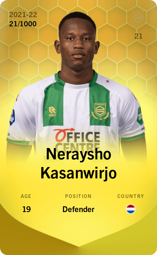 Neraysho Kasanwirjo 2021-22 • Limited 21/1000