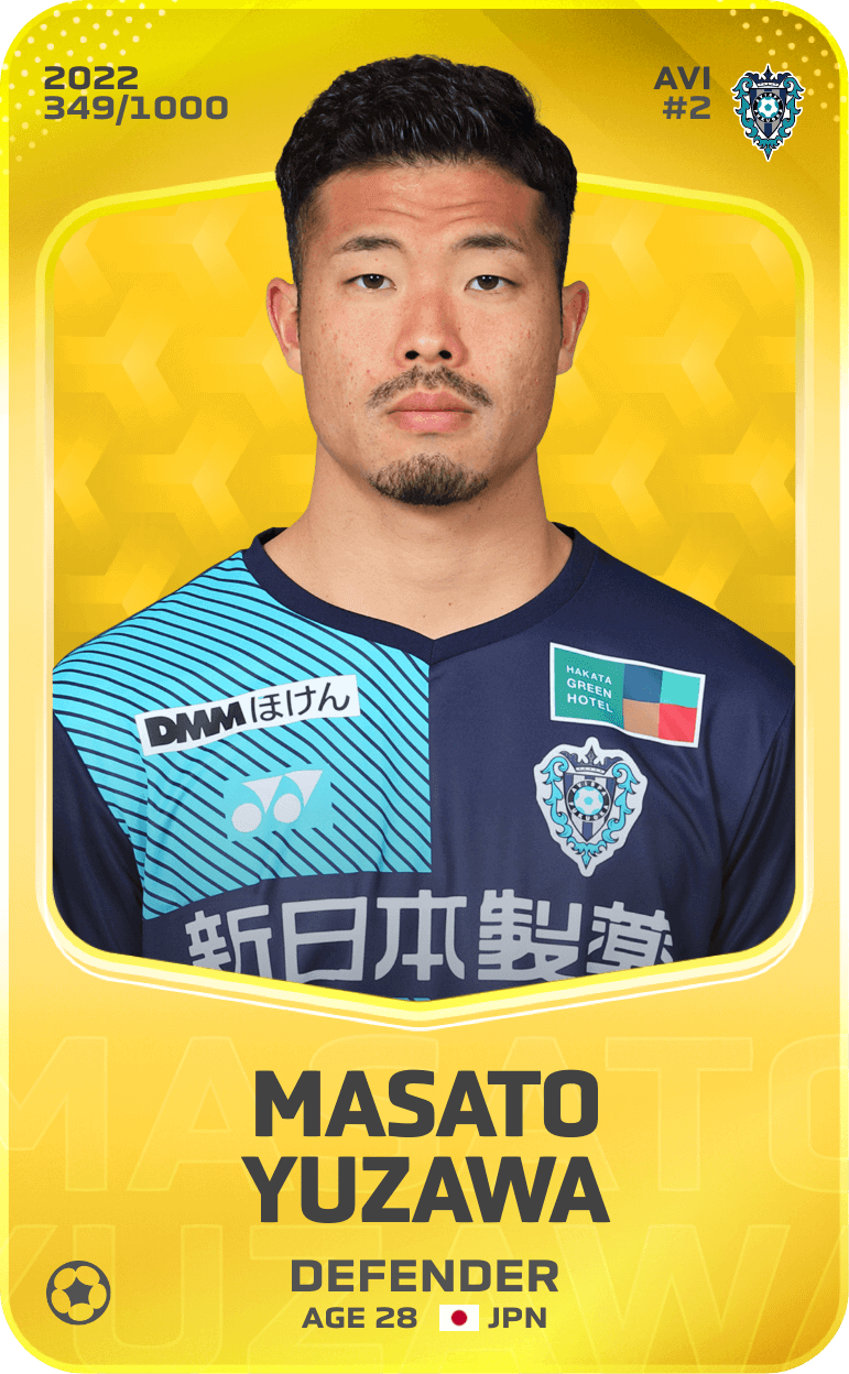 Masato Yuzawa 2022-23 • Limited 349/1000