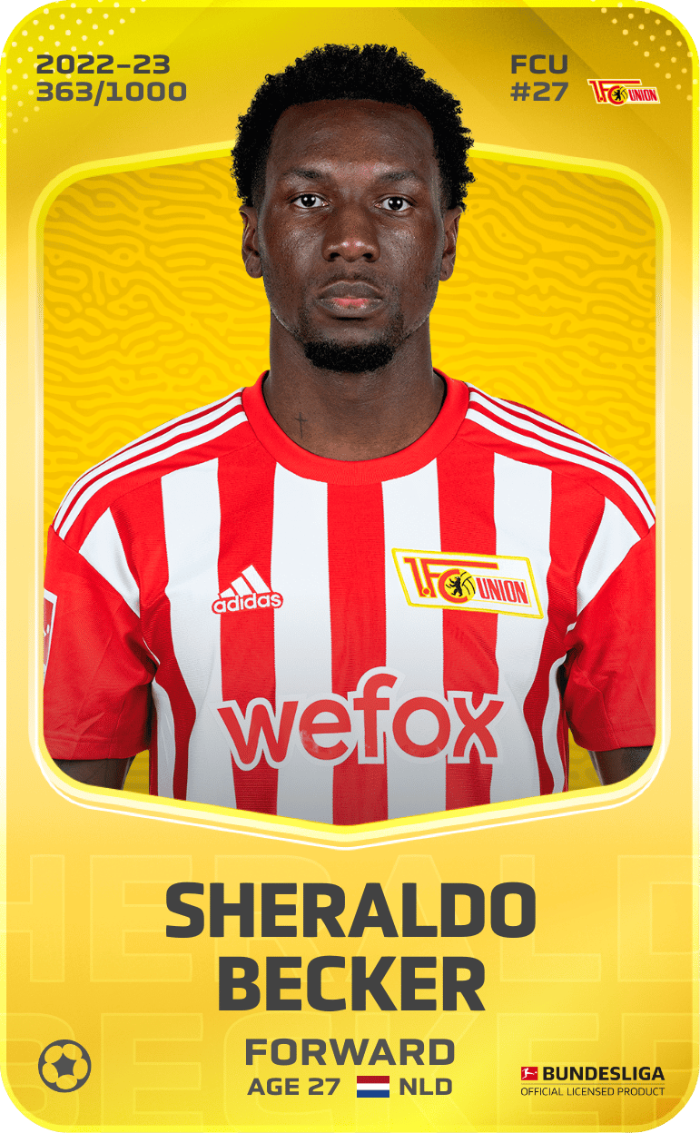 Sheraldo Becker 2022-23 • Limited 363/1000