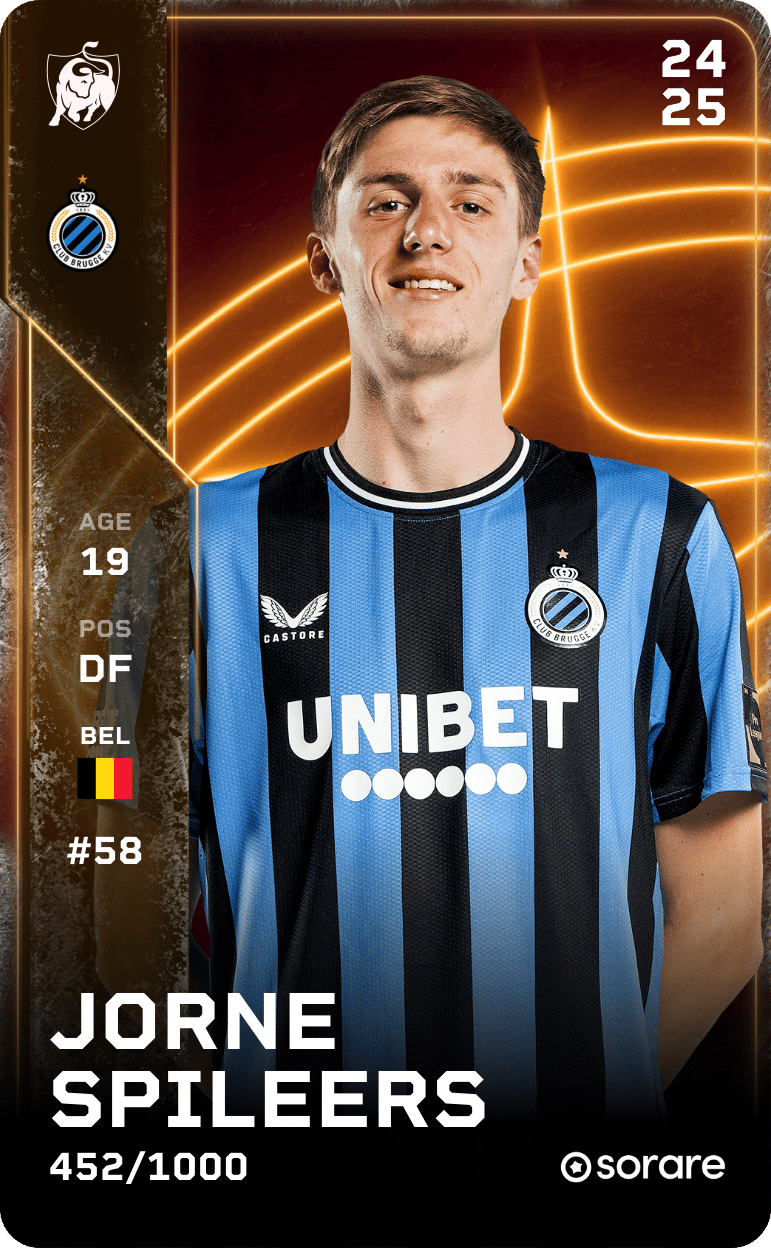 Jorne Spileers 2024-25 • Limited 452/1000