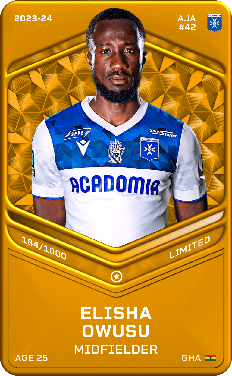 Elisha Owusu 2023-24 • Limited 184/1000