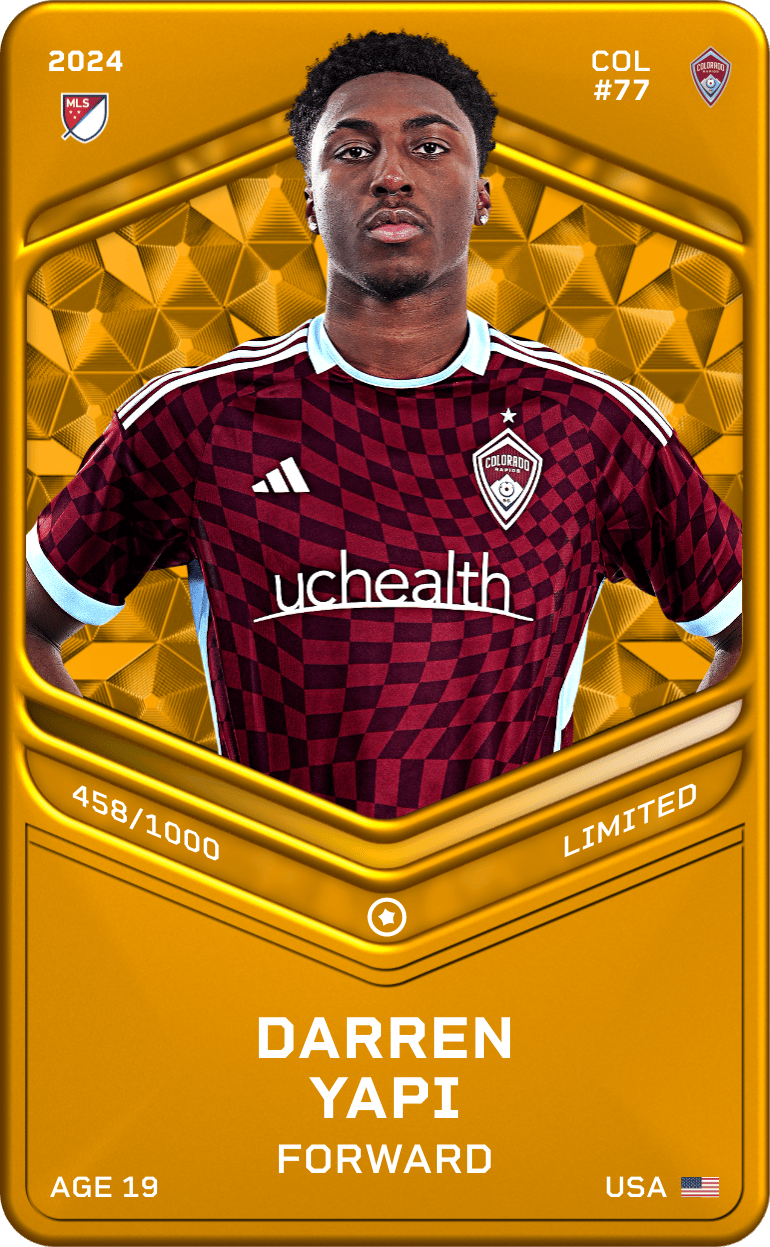Darren Yapi 2024-25 • Limited 458/1000