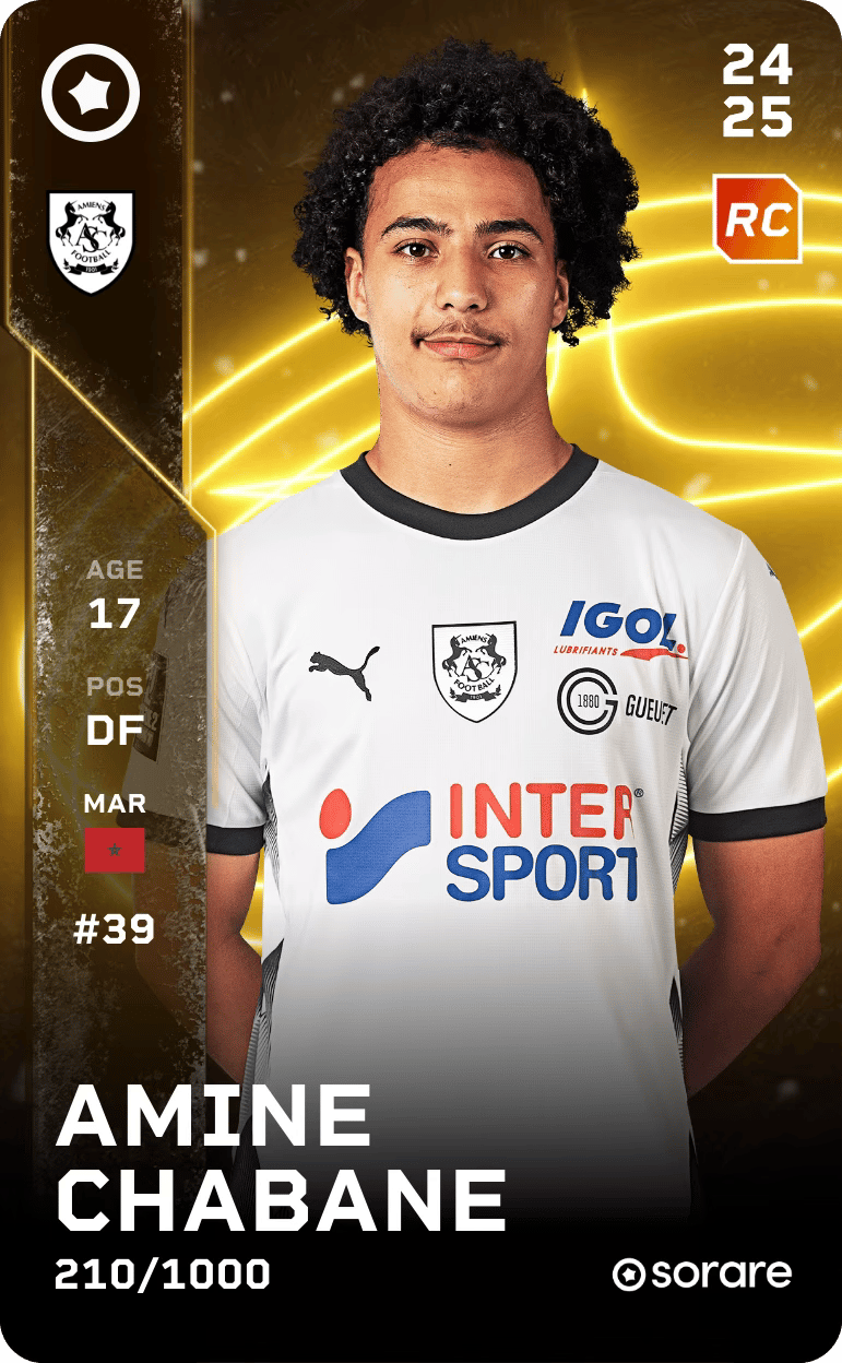 Amine Chabane 2024-25 • Limited 210/1000