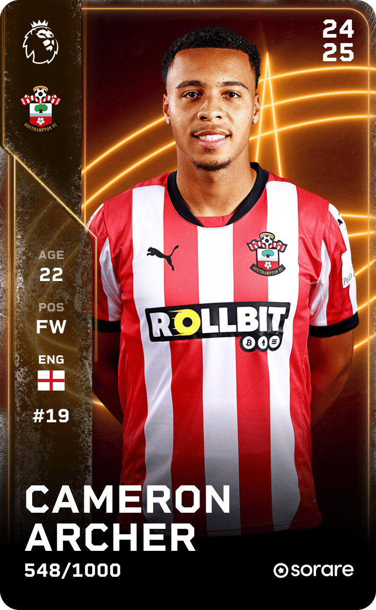 Cameron Archer 2024-25 • Limited 548/1000