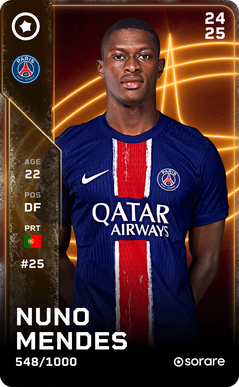 Nuno Mendes 2024-25 • Limited 548/1000