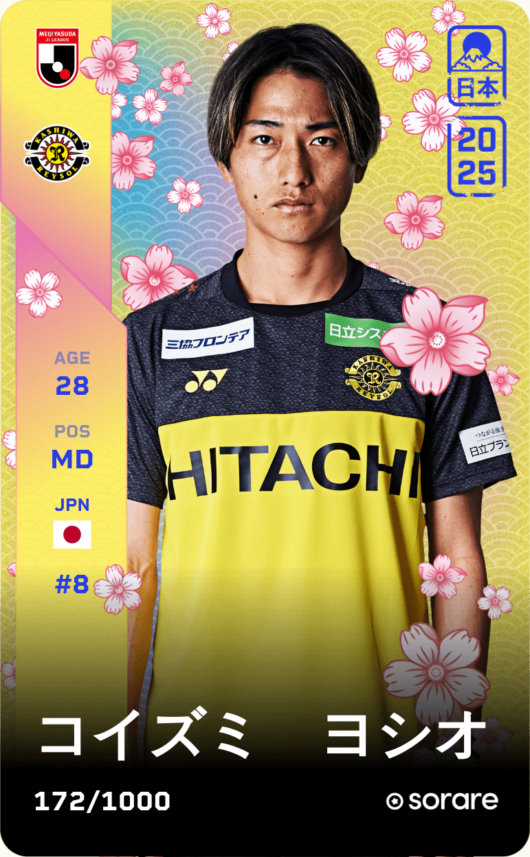 Yoshio Koizumi 2025-26 • Limited 172/1000