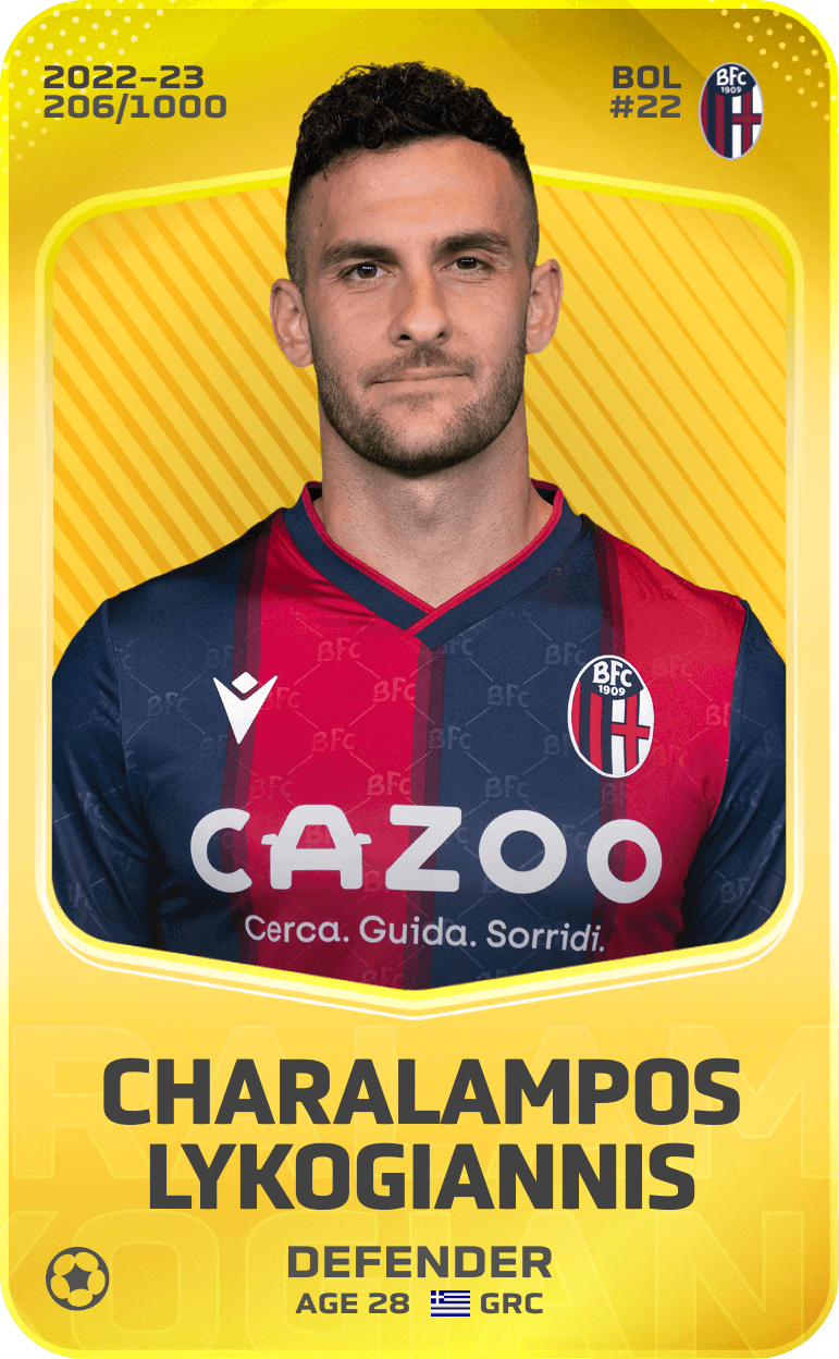 Charalampos Lykogiannis 2022-23 • Limited 206/1000