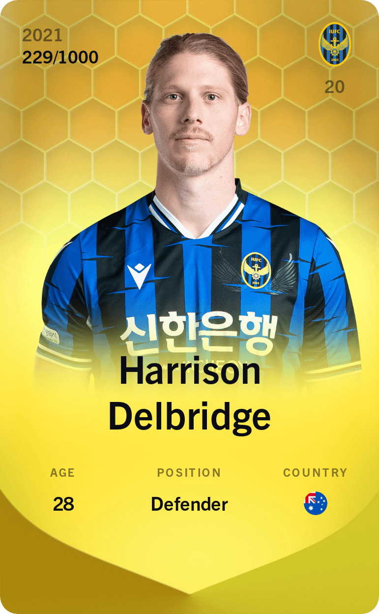 Harrison Delbridge 2021-22 • Limited 229/1000
