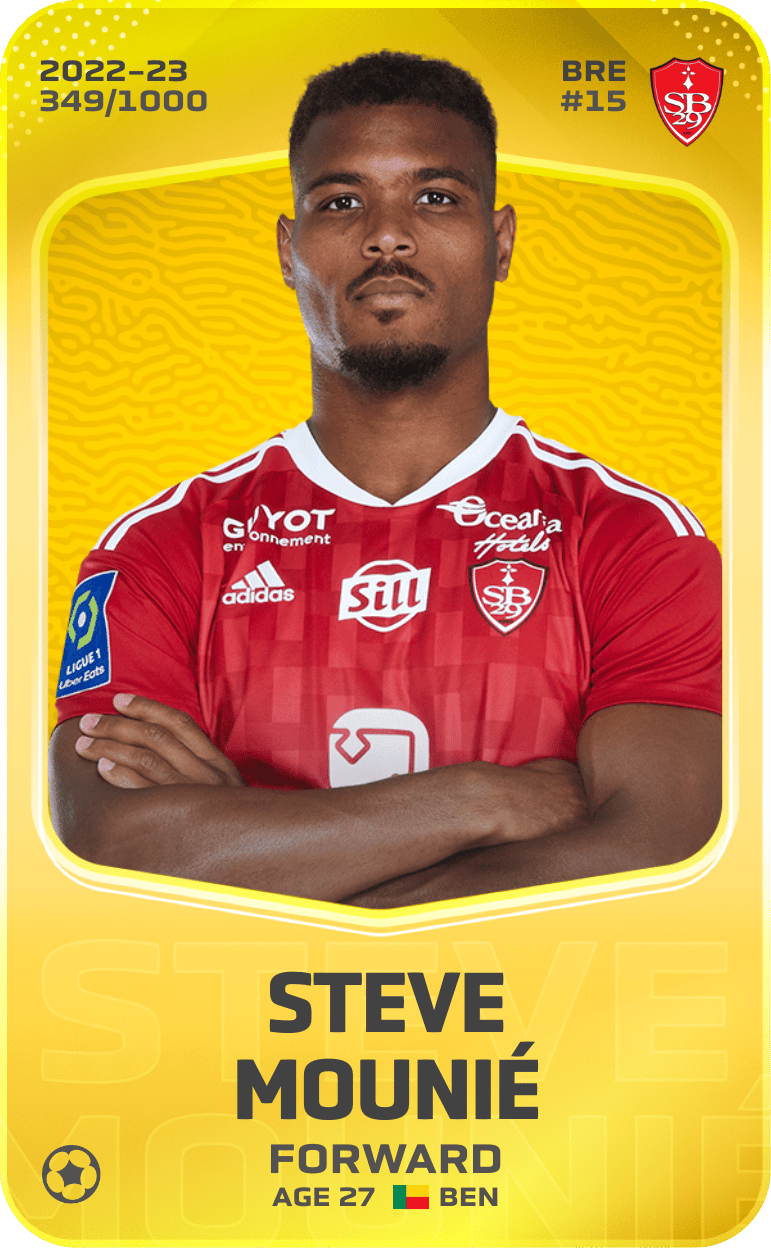 Steve Mounié 2022-23 • Limited 349/1000