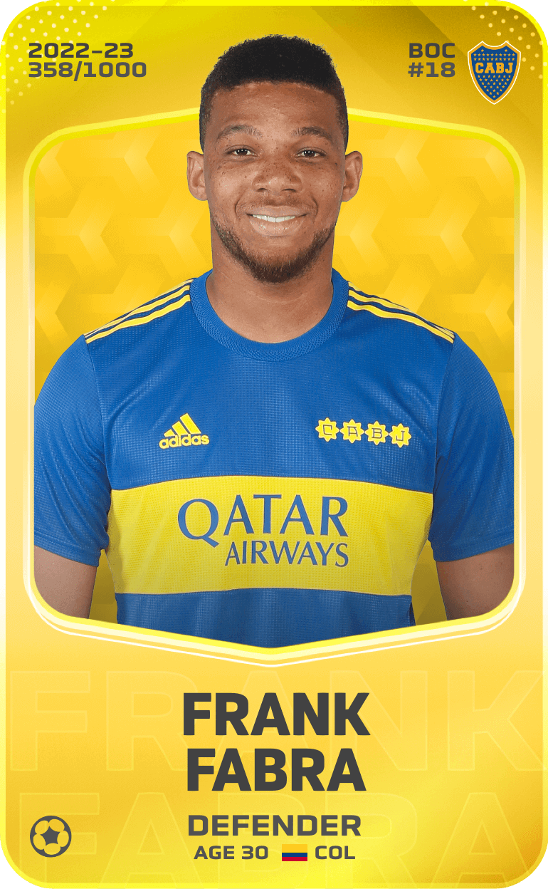 Frank Fabra 2022-23 • Limited 358/1000