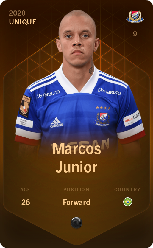 Sorare - Sorare Official - Marcos Junior 2020-21 • Unique - NFT # 88367778642632145335899260176737220718606801448809302817365583737451191504588