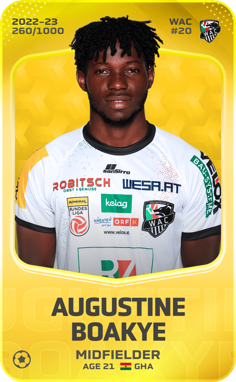 Augustine Boakye 2022-23 • Limited 260/1000