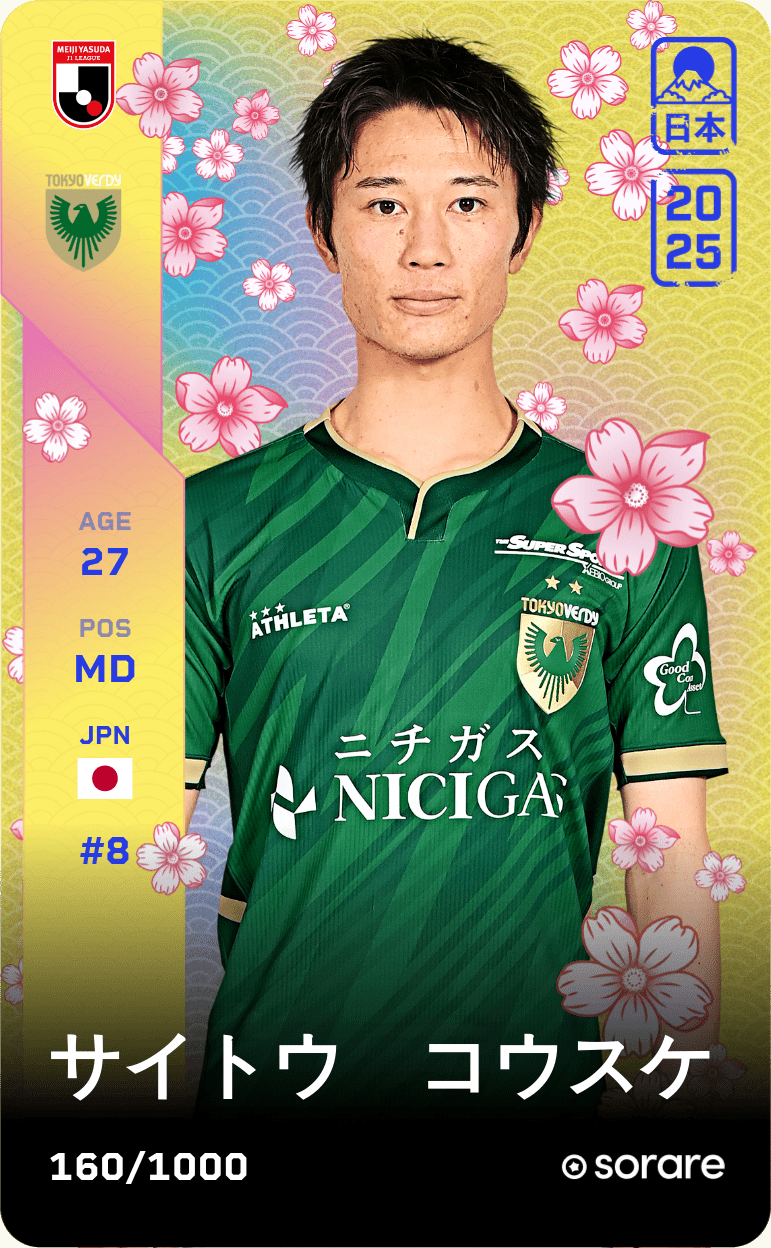 Kosuke Saito 2025-26 • Limited 160/1000