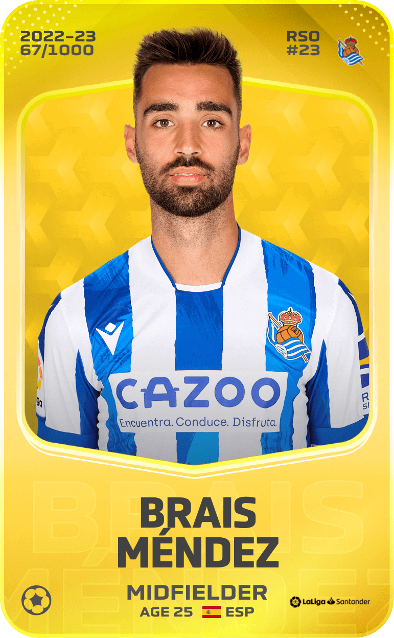 Brais Méndez 2022-23 • Limited 67/1000