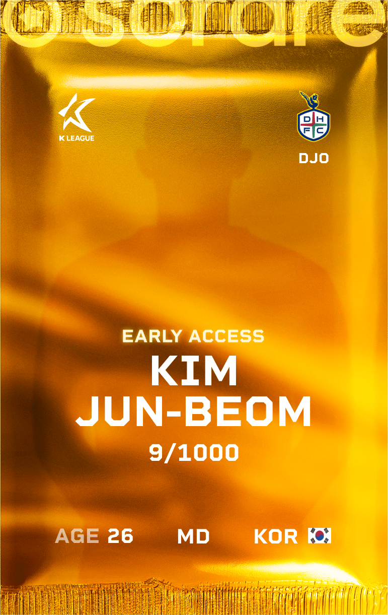 Kim Jun-Bum 2025-26 • Limited 9/1000