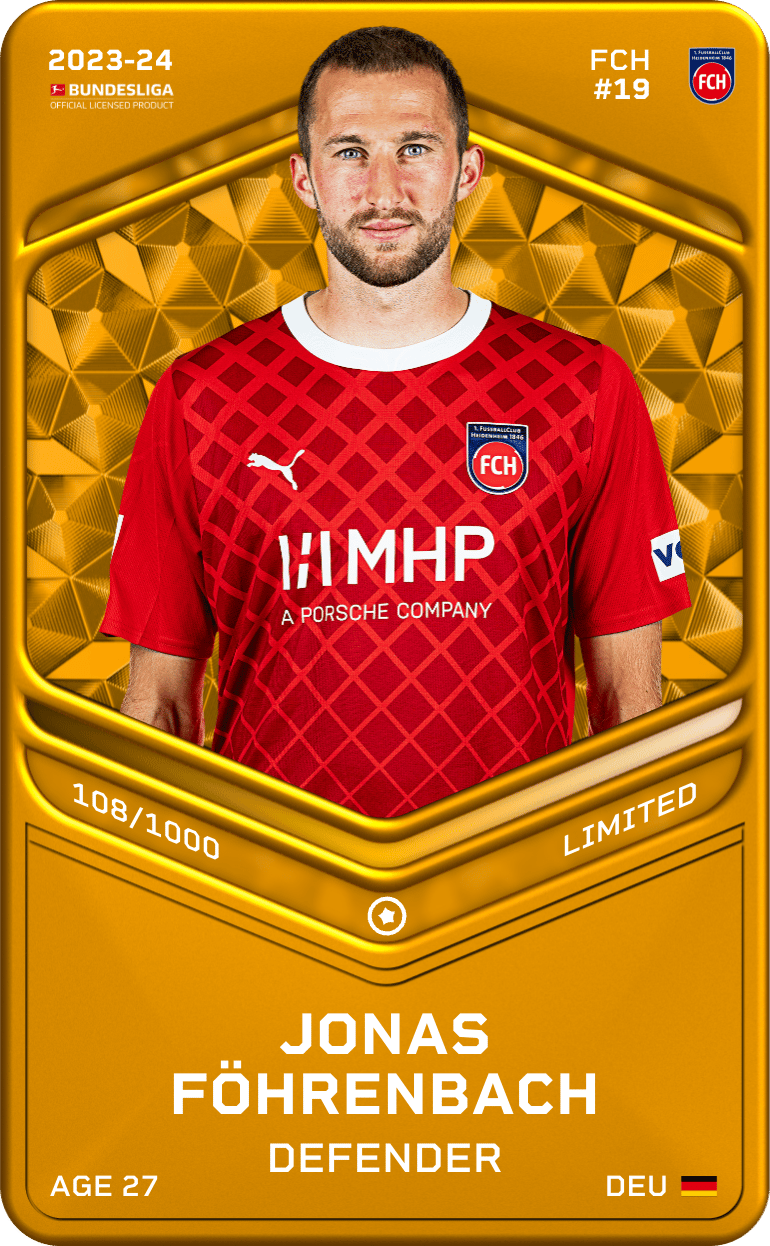 Jonas Föhrenbach 2023-24 • Limited 108/1000