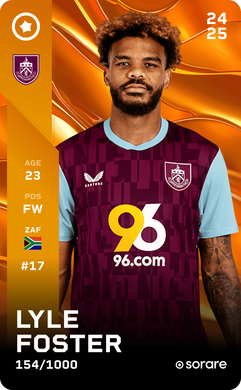 Lyle Foster 2024-25 • Limited 154/1000