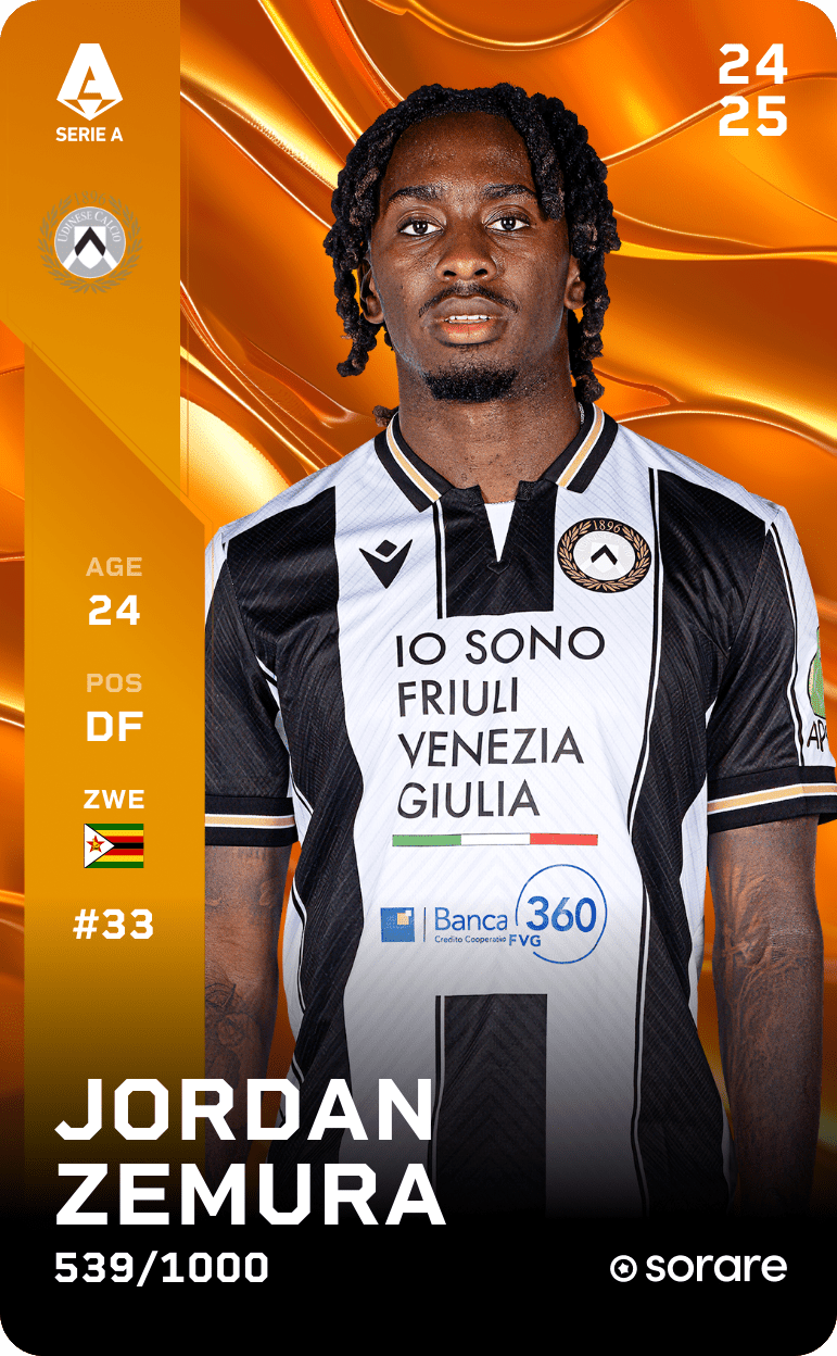 Jordan Zemura 2024-25 • Limited 539/1000