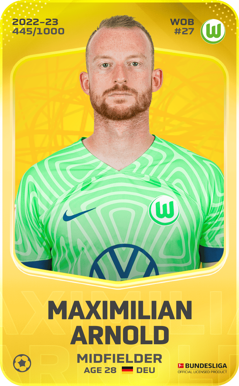 Maximilian Arnold 2022-23 • Limited 445/1000