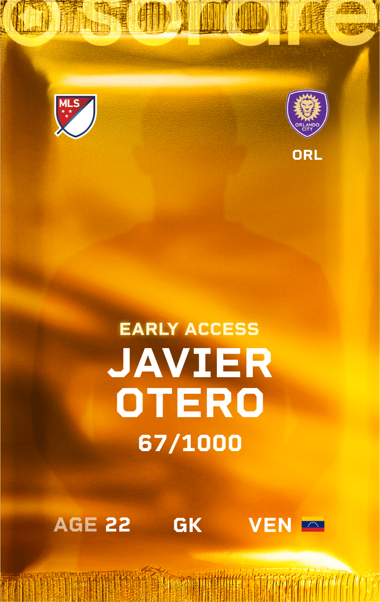 Javier Otero 2025-26 • Limited 67/1000