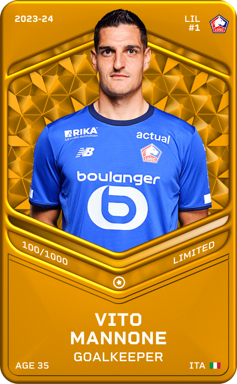 Vito Mannone 2023-24 • Limited 100/1000
