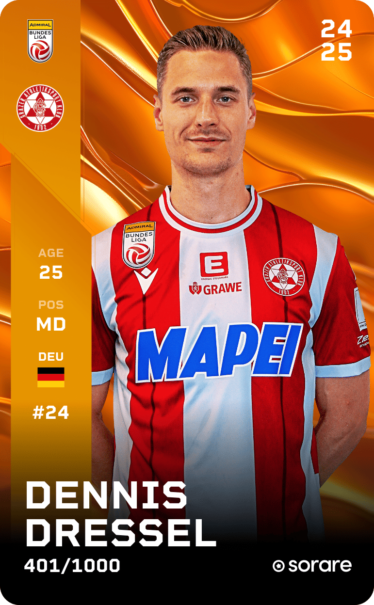 Dennis Dressel 2024-25 • Limited 401/1000