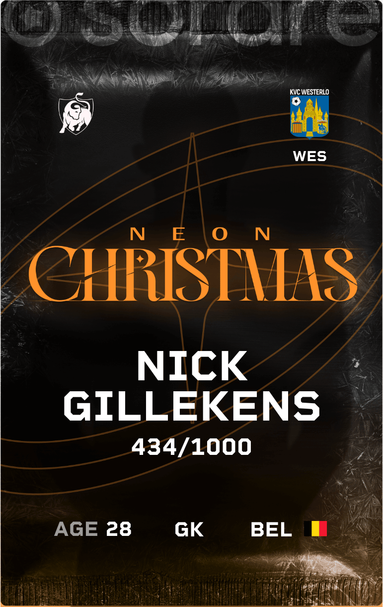 Nick Gillekens 2024-25 • Limited 434/1000