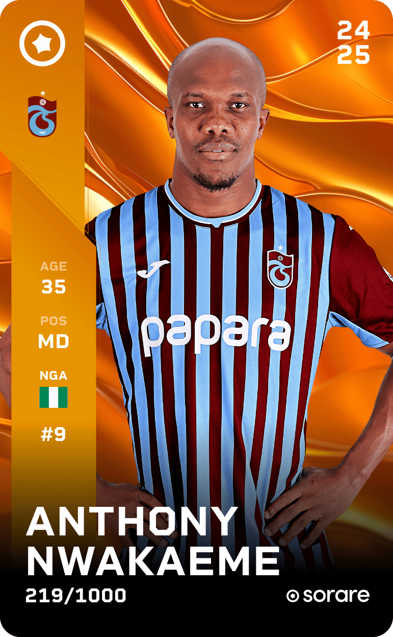 Anthony Nwakaeme 2024-25 • Limited 219/1000