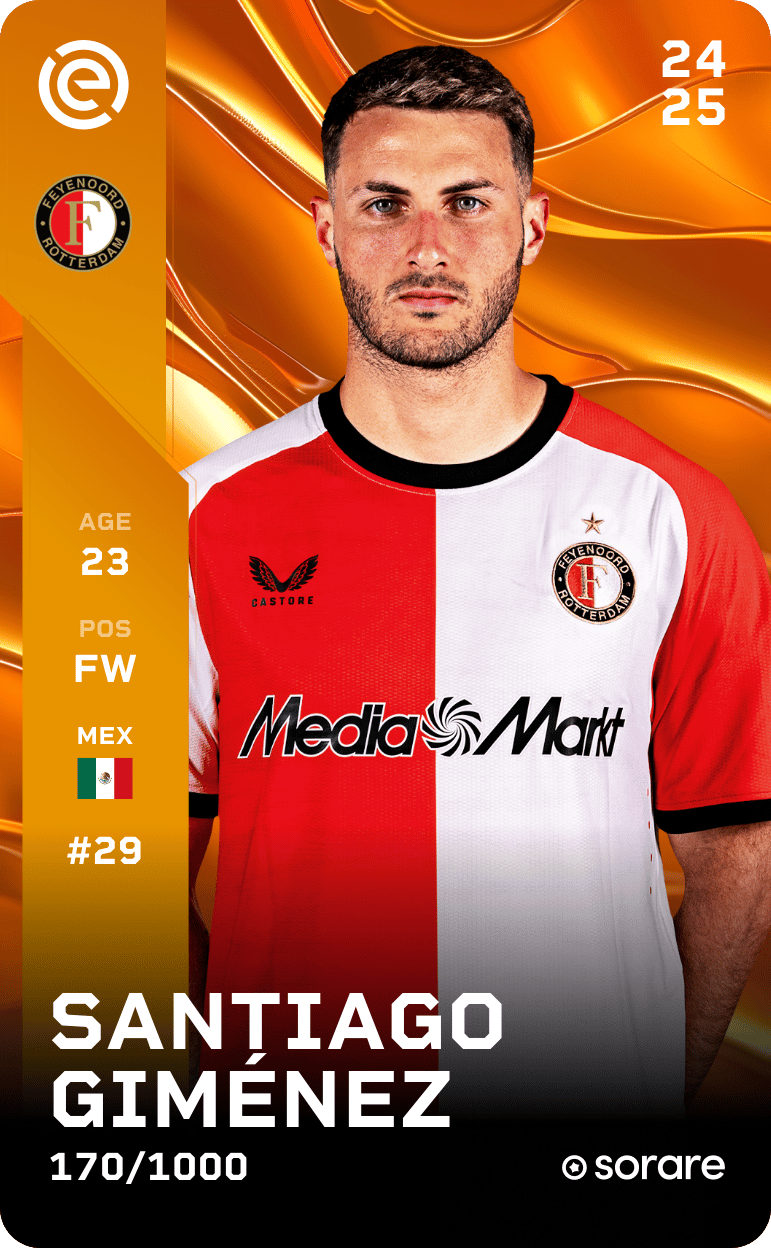 Santiago Giménez 2024-25 • Limited 170/1000