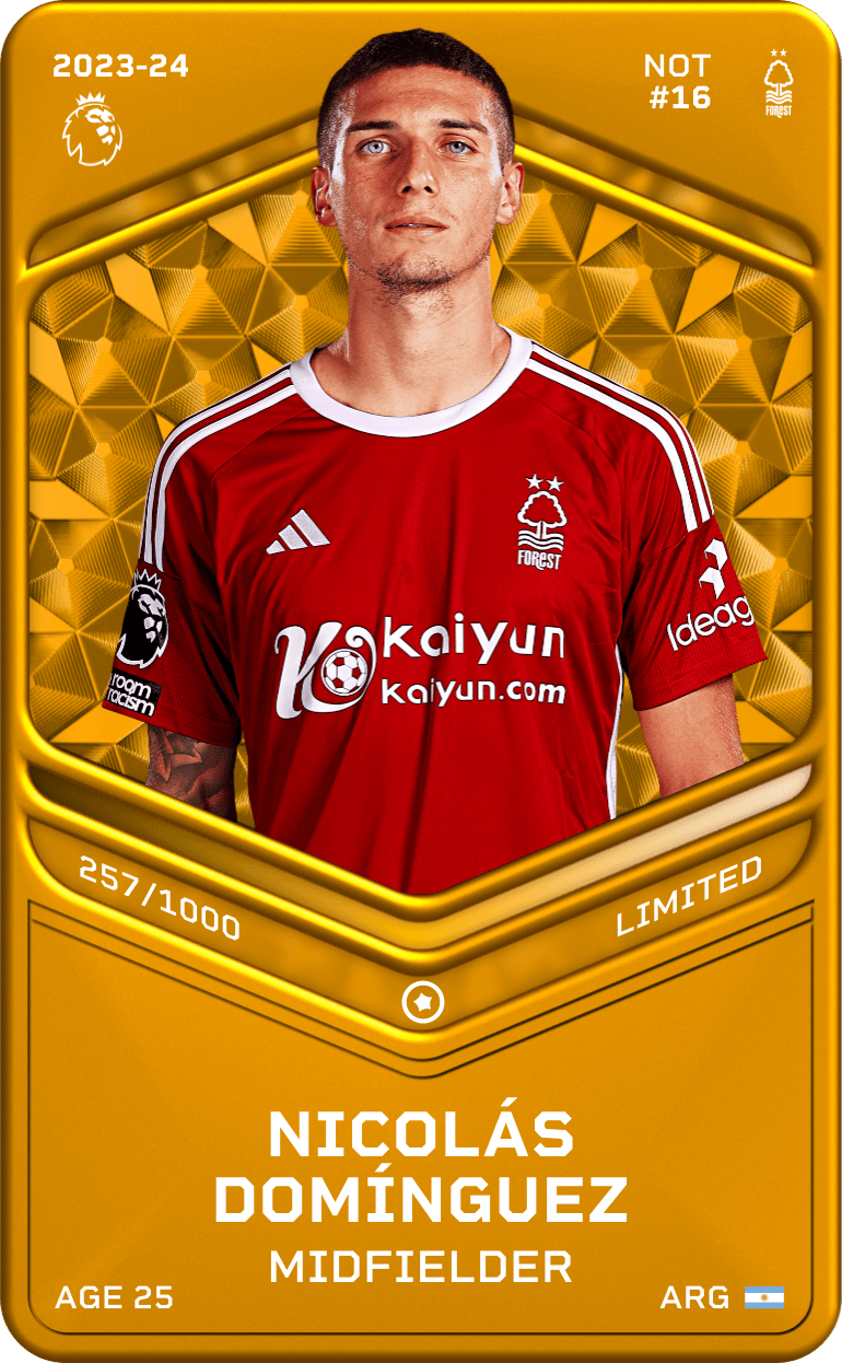 Nicolás Domínguez 2023-24 • Limited 257/1000