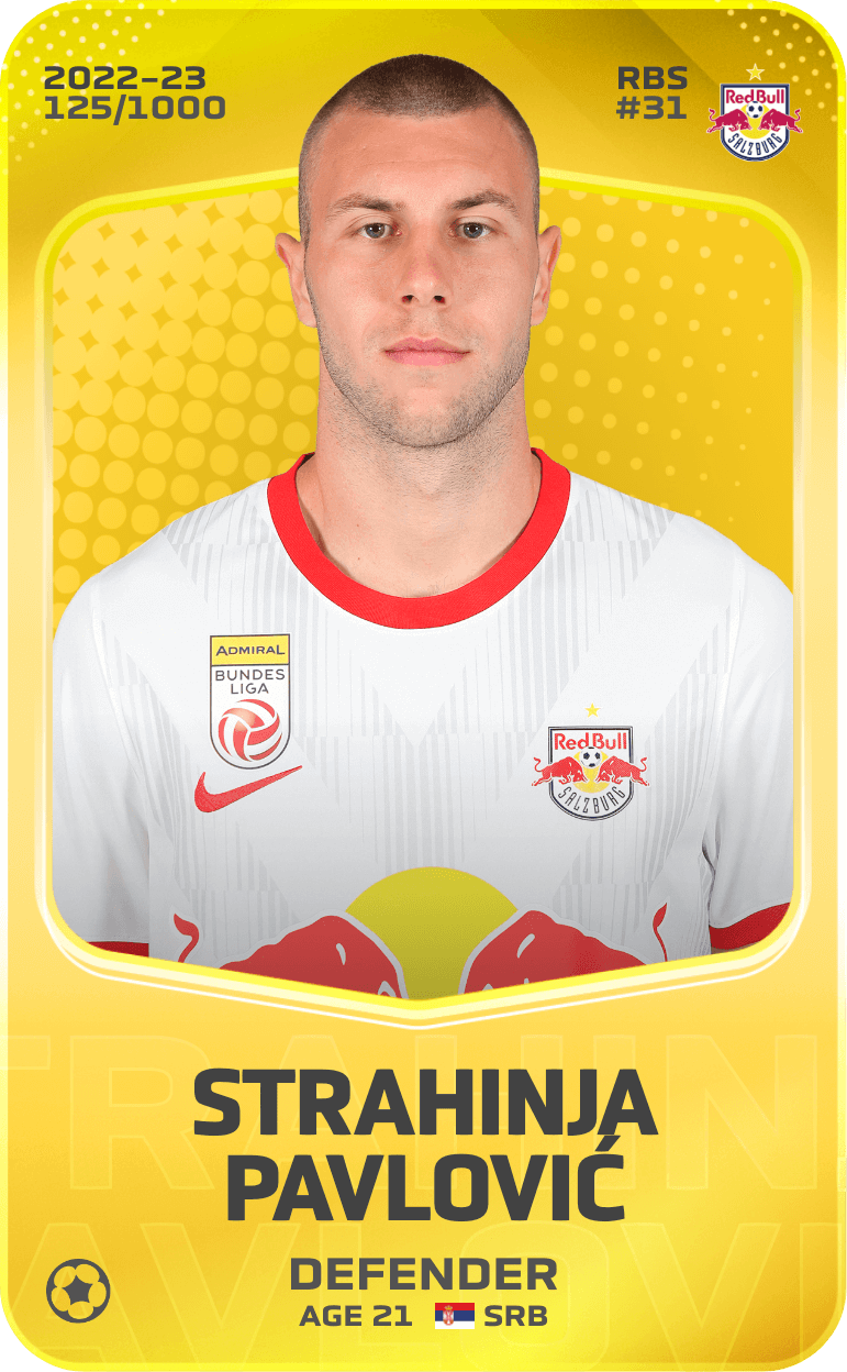 Strahinja Pavlović 2022-23 • Limited 125/1000