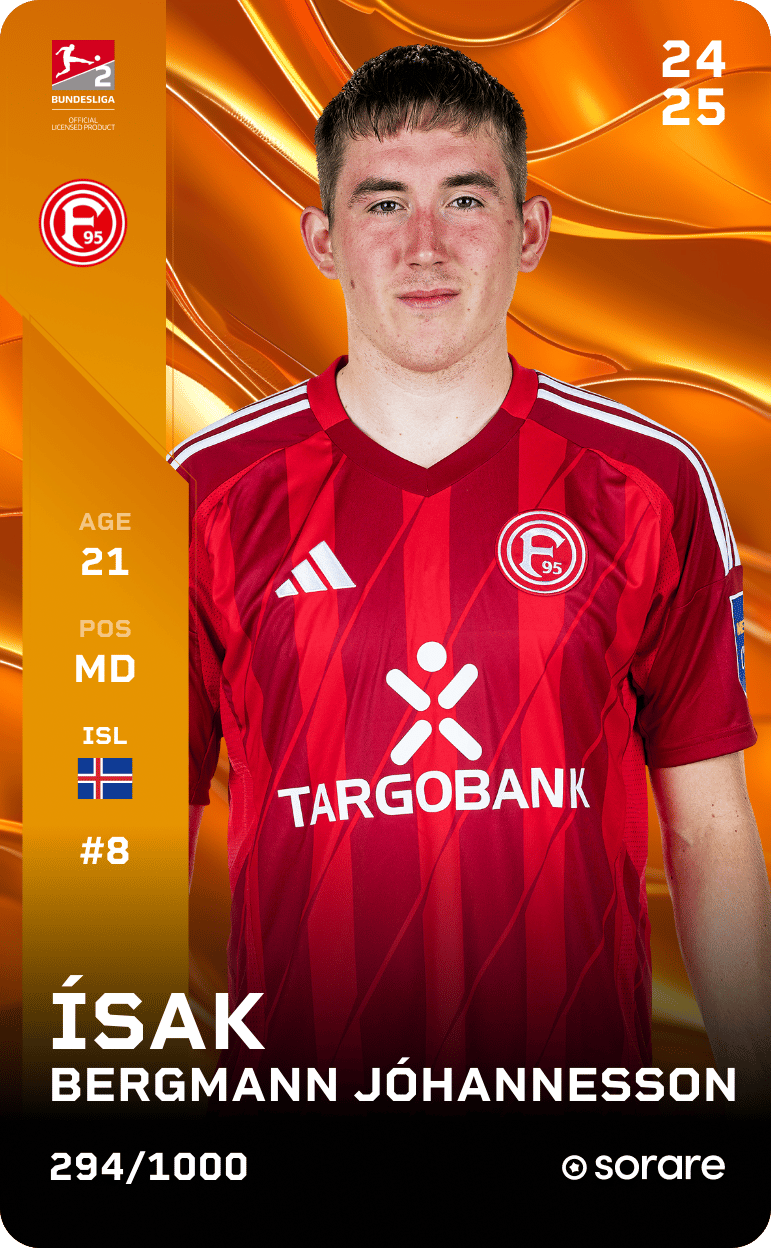 Ísak Bergmann Jóhannesson 2024-25 • Limited 294/1000